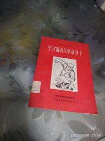 歌曲选集〈坚决肃清一切反革命分子〉封面大红，