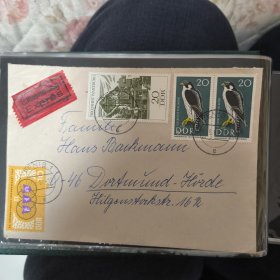 F3309外国信封 民主德国1967年实寄封一张 如图