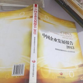 中国企业发展报告2013（用事实说话，向历史负责，对未来研判）