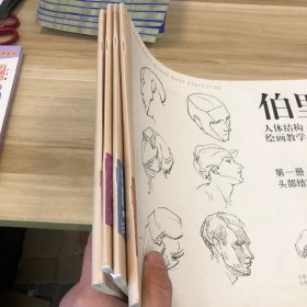 经典全集伯里曼人体结构绘画教学描摹本（套装共4册）