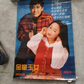 1992年杨钰莹毛宁金童玉女塑料挂历13张