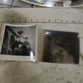 四青年长江大桥合影照及底片