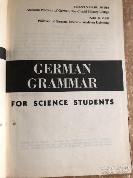 GERMAN GRAMMAR