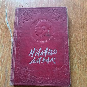 伟大的时代-生活中幸福的毛泽东时代笔记本（写了字迹）