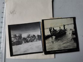 1965南陵县竹编艺人、渔民生产老照片两种（210725）