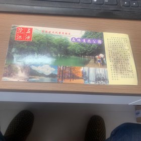 五泄风景区 门票 （明信片）