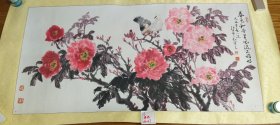 花鸟画（安徽已故著名老画家席金钟作品）