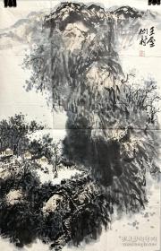 傅氏国画山水 王屋山村450