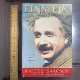 Einstein his life and universe a life biography 英文原版精装毛边书