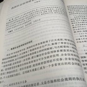 刑事法治视域下社会信用问题研究