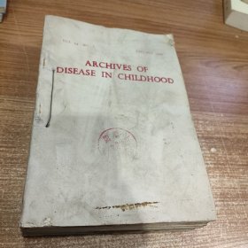 ARCHIVES OF DISEASE IN CHILDHOOD 儿童期疾病档案 英文杂志 VOL.64 NO.1-7期 7本合售 1989