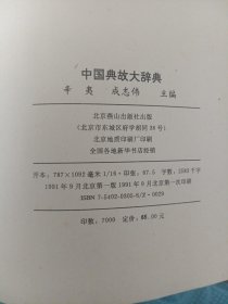 中国典故大辞典实拍多图正版现货