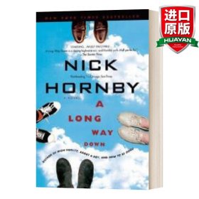 英文原版 A Long Way Down 自杀俱乐部 幽默心理小说 Nick Hornby 英文版 进口英语原版书籍