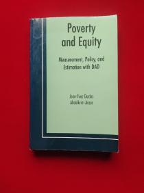 Poverty and equity : measurement, policy and estimation with DAD
