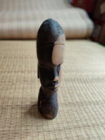 非洲木雕(马赛女人头像)(坦)