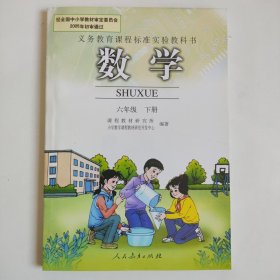 数学 六年级 下册 义务教育课程标准实验教科书 内页无翻阅 图片实拍