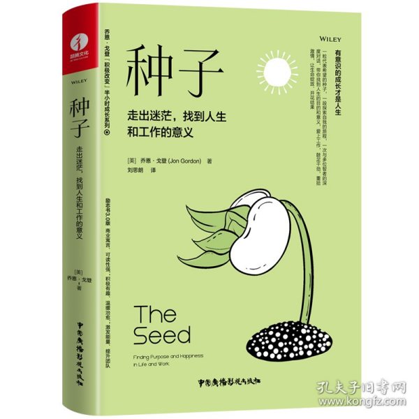 种子：走出迷茫，找到人生和工作的意义（精装+彩印）焦虑情绪调节自我认知个人成长成功励志书籍