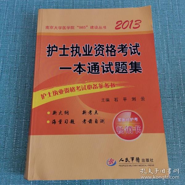 2013护士执业资格考试一本通试题集