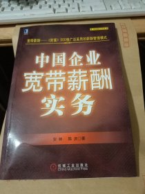 中国企业宽带薪酬实务