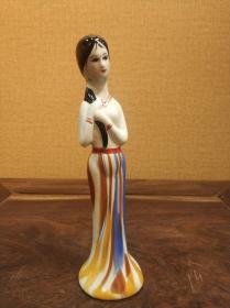 彩绘仕女瓷俑 (老精品瓷)