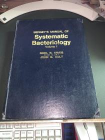 Bergey's Manual of Systematic Bacteriology伯杰氏分类系统细菌学手册