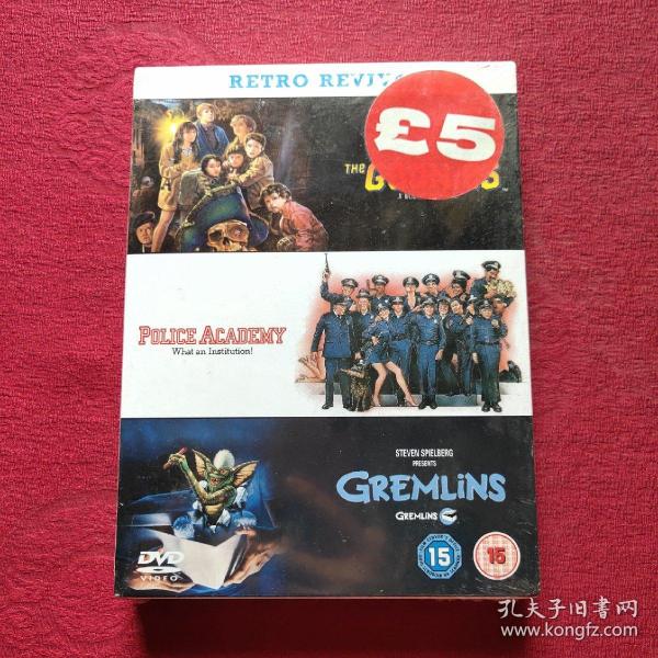 POLICE ACADEMY GREMLiNS DVD  全新未开封