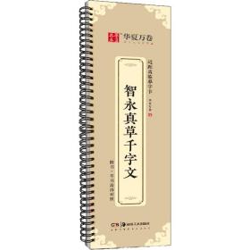 华夏万卷字帖近距离临摹字卡智永真草千字文字帖成人初学者草书钢笔硬笔毛笔临摹书法字帖