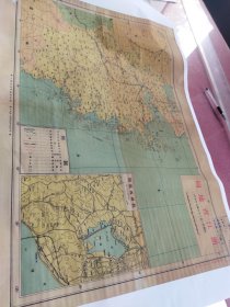 0941古地图1962年浙江省地图。纸本大小81.05*58.31厘米。宣纸艺术微喷复制。