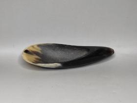 清代老物件工具药铲角质传承中华文化魁宝。长12cm 宽4.5m 高2cm。