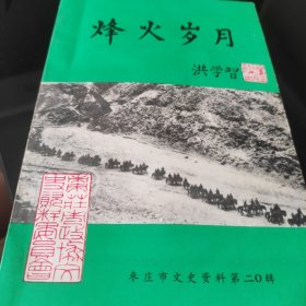 烽火岁月枣庄文史资料第20集