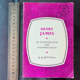 Henry james an introduction to interpretation英文原版