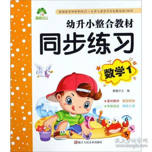 幼升小整合教材 同步练习数学 小学生一年级基础练习作业本数学题天天练