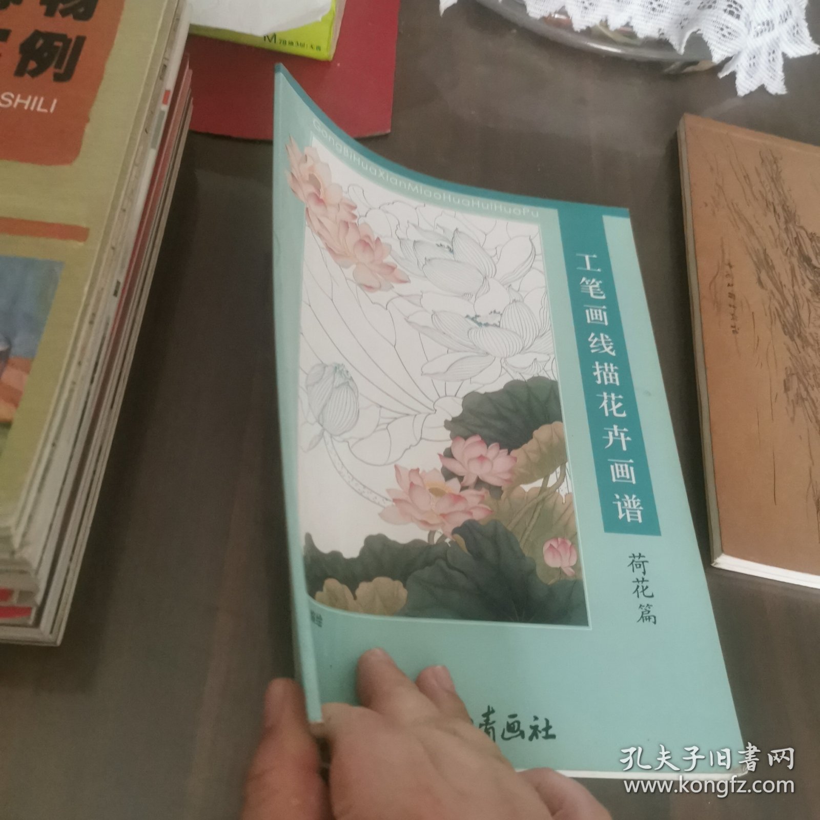 工笔画线描花卉画谱-- 荷花篇