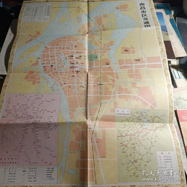 1977年南昌交通地图