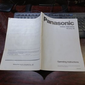 松下Panasonic彩色电视机TC-21L1R操作说明书 英文版