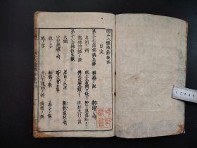 古佛经类《四十八願唤鈔》存两册，大开本，和刻本，尺寸24.5*18