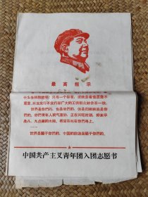 最高指示志愿书