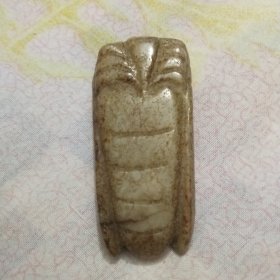 天然岫玉手把件，一鸣惊人