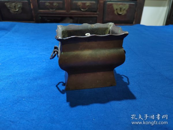 铜制老熏炉，插香熏炉