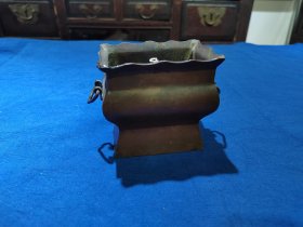 铜制老熏炉，插香熏炉