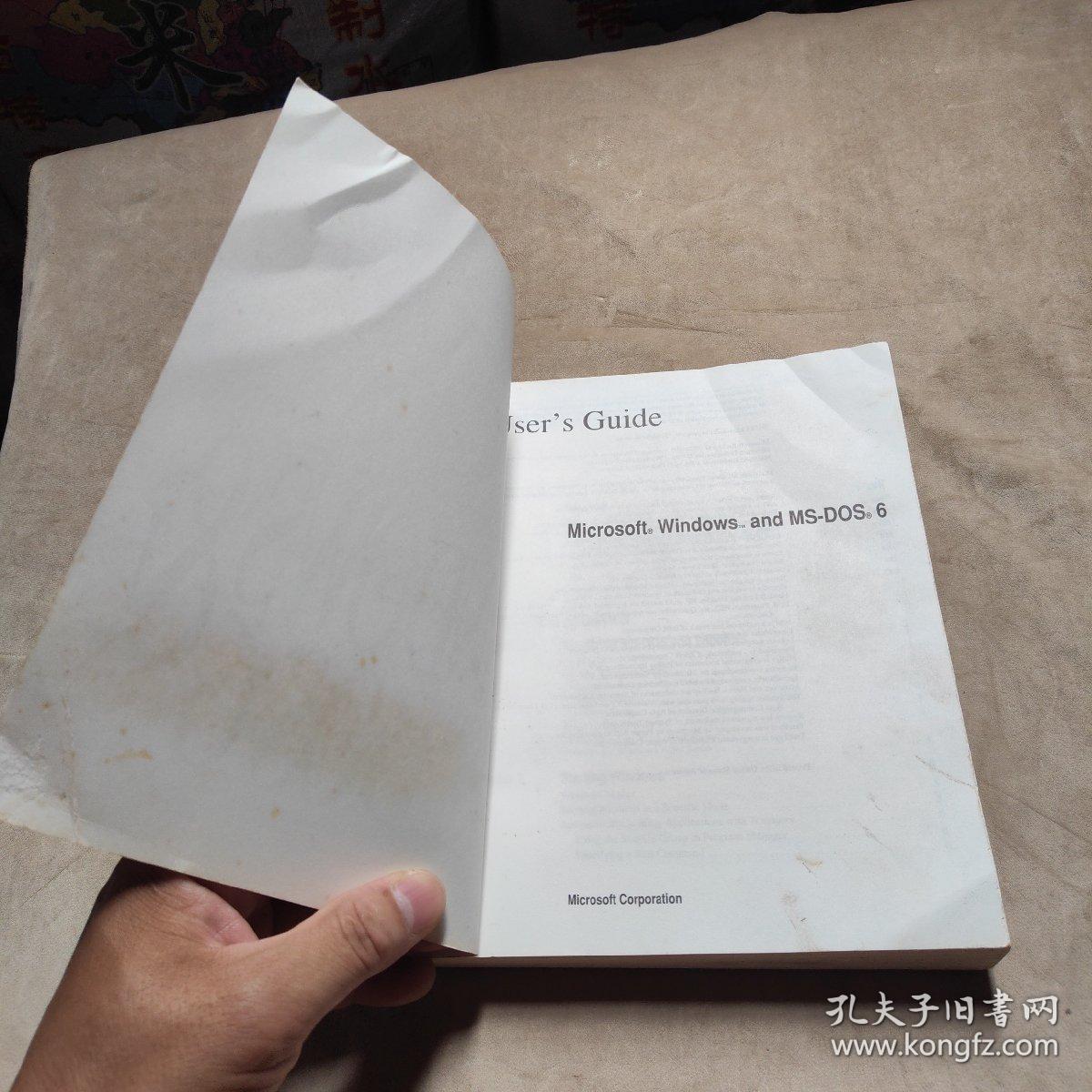 Microsoft Windows & MS-DOS 6