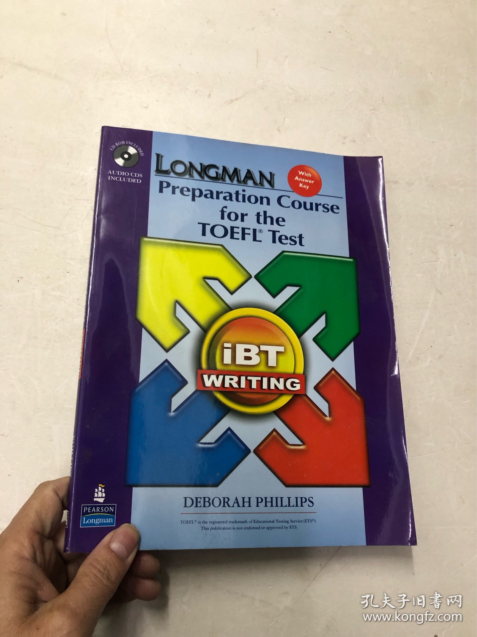 Longman Preparation Course for the TOEFL Test 朗文托福备考课程（附原光盘两张）16开英文版
