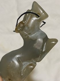 中古老玉，虎虎生威如虎添翼挂坠