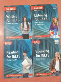 外文原版-Collins Reading for Ielts。CollinsSpeakingfor lets。Writing for IELTS 。Listening forIELTS共四本实拍图为准1.8千克