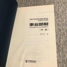 事业部制：大船变舰队的企业发展模式（第2版）