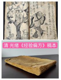 清 光绪《经验偏方》精抄 中医(稿本)共146面内容全(附几张绘画)(瘧痢门 时疫附山阴县倪涵初先生)(附 法病神书)(壮阳种子方)(种子奇方)(吕祖铁拐杖) (二腎散配方)(治虚病劳症神效方)(主治肾气虚，腰挎腿足，血脉软弱无力 屈伸，抽缩不遂，麻木，疼痛等症)(还童酒方)(梦浅方)(主治无梦遗精) (主治哮喘方) (狂跳邪语方)(虎字符 秘传奇法)(主治肾虚腰疼方)(主治腰腿中湿年久不愈)！