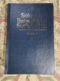 Solution Behavior of Surfactants（Volume 1）