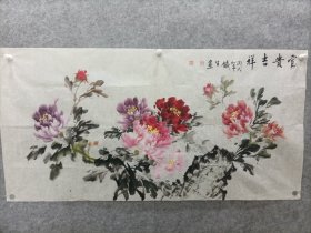 168，佚名四尺作品，尺寸137*70，画的好