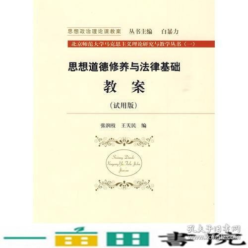 思想道德修养与法律基础教案北京师范大学马克思主义理论研究与教学一经济科学9787505885189