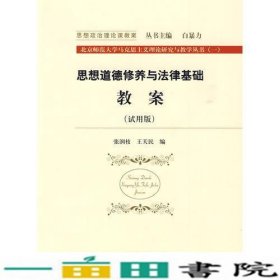 思想道德修养与法律基础教案北京师范大学马克思主义理论研究与教学一经济科学9787505885189